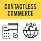 Contactless commerce Outline Icons