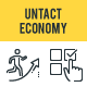 Untact Economy Outline Icons