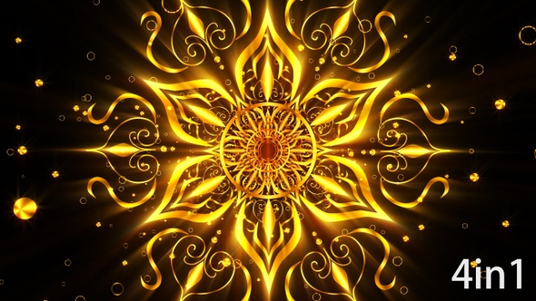 Gold Mandala Backgrounds