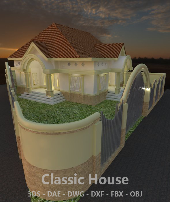 Classic House - 3Docean 30780379
