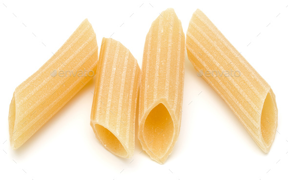 Download Italian pasta isolated on white background. Pennoni. Penne ...