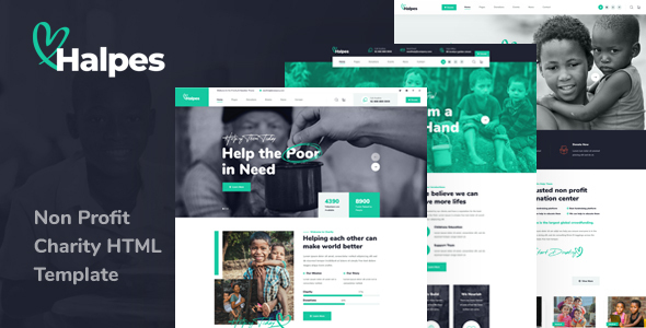 Incredible Halpes - Non Profit Charity HTML Template