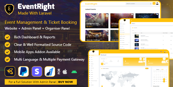 EventRight – Ticket Sales and Event Booking & Management System