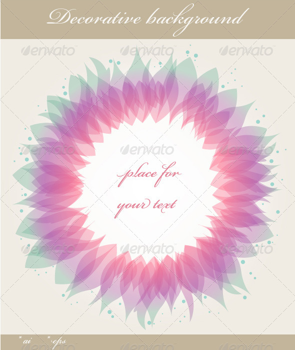 Floral Background - Backgrounds Decorative