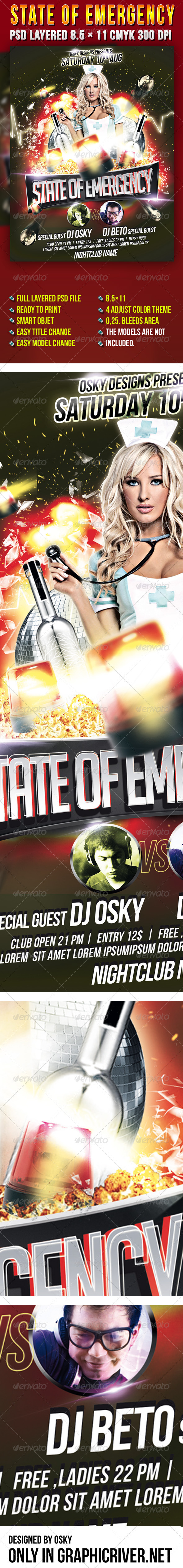 State Of Emergency - Clubs & Parties Events