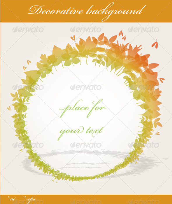 Fall Background - Backgrounds Decorative