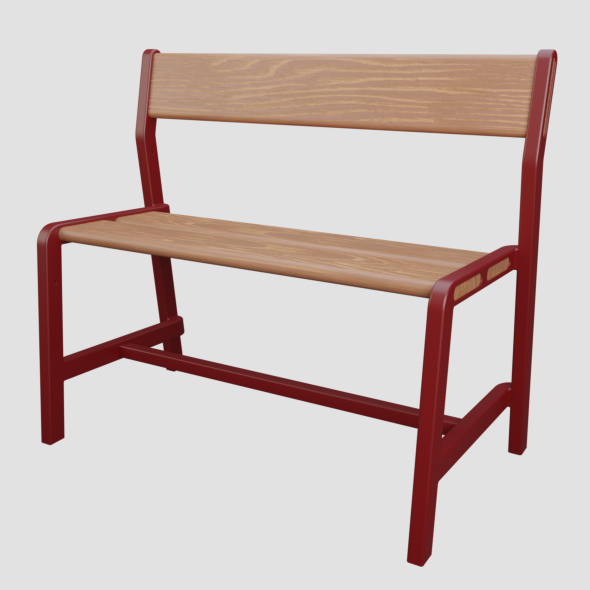 Low-poly bench - 3Docean 30808950