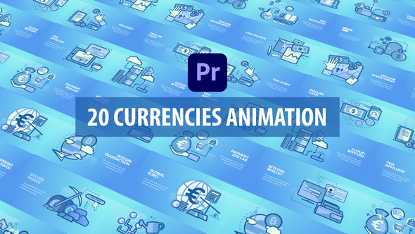 Currencies Animation | Premiere Pro MOGRT