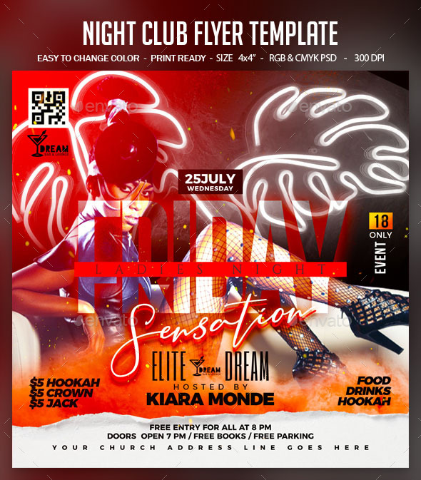 [DOWNLOAD]Night Club Flyer Template