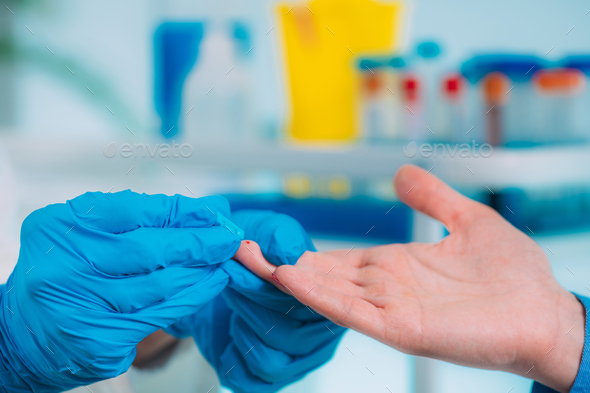 Blood Collection: Finger and Hand