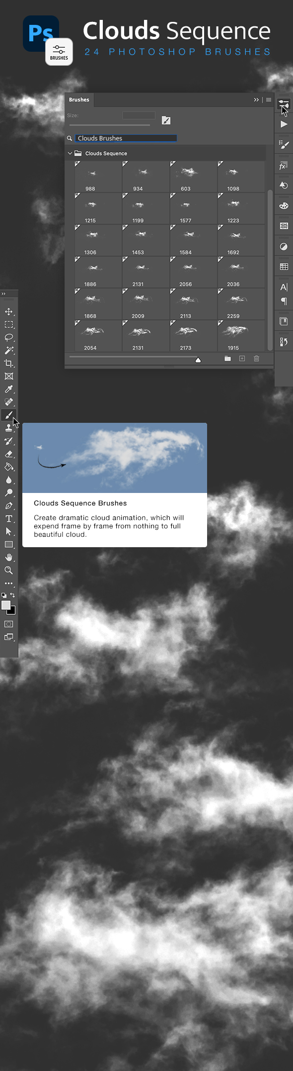 [DOWNLOAD]Clouds Sequence Brushes
