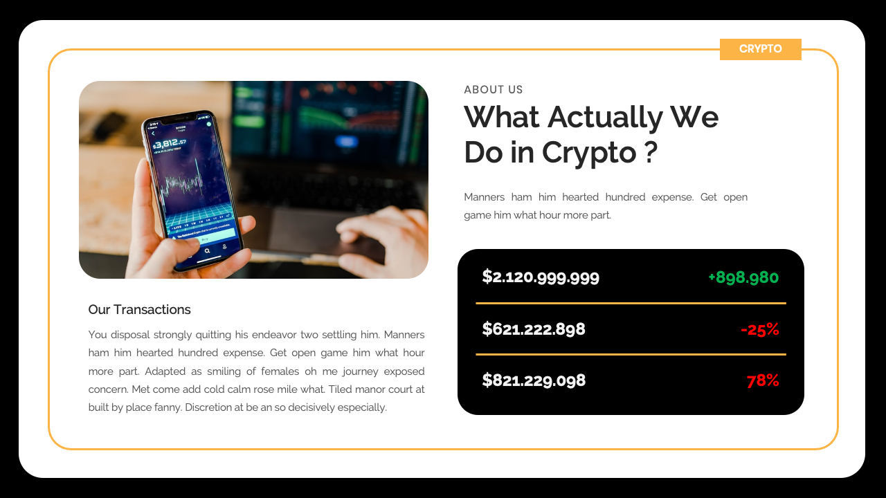 Crypto - Cryptocurrency & Blockchain Google Slides Presentation ...