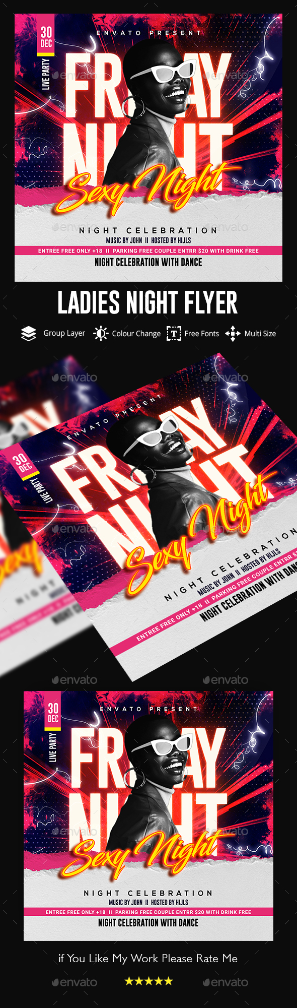 [DOWNLOAD]Ladies Party Flyer Template