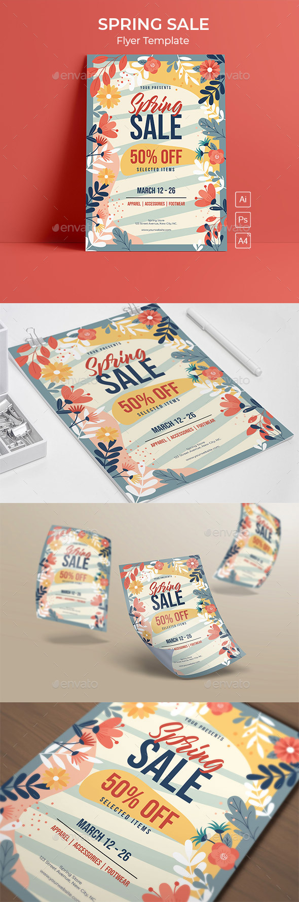 [DOWNLOAD]Spring Sale Flyers Template