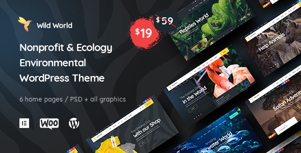 WildWorld | Nonprofit & Ecology WordPress Theme