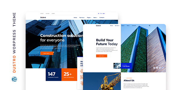 Dustro – Construction Company WordPress Theme