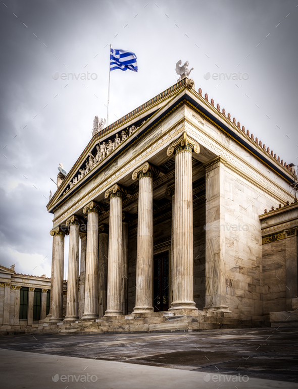 Academy of Athens Greece - Stock Photo - Images
