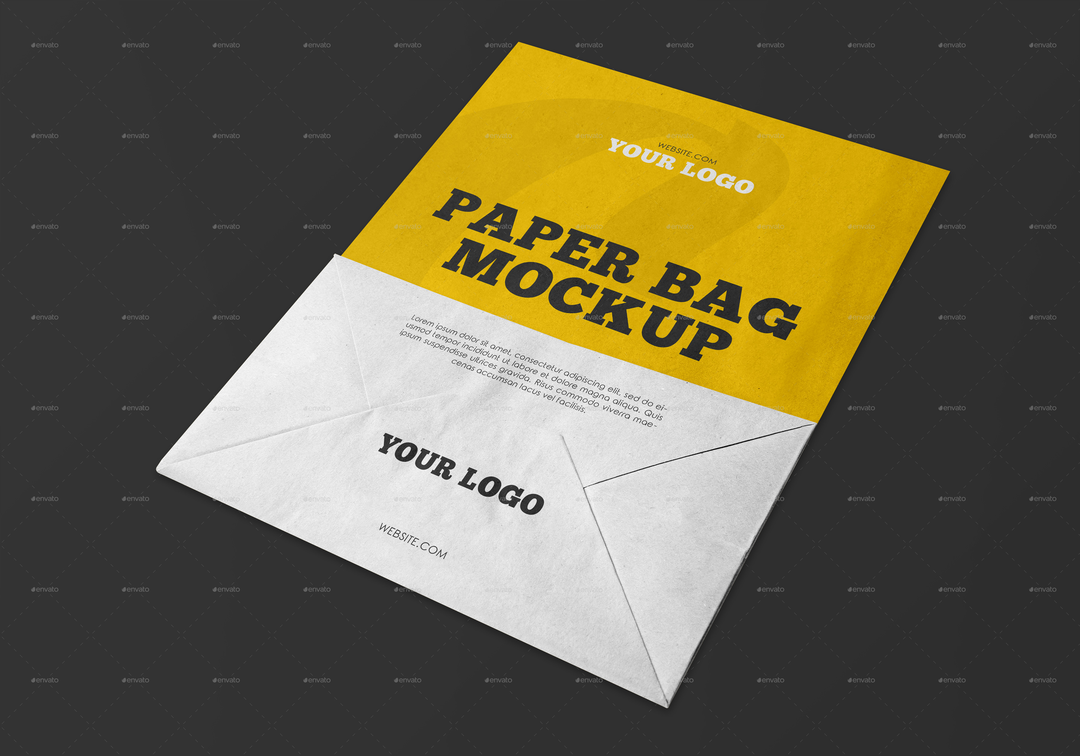 Kraft Paper Bag Mockup Set, Graphics | GraphicRiver