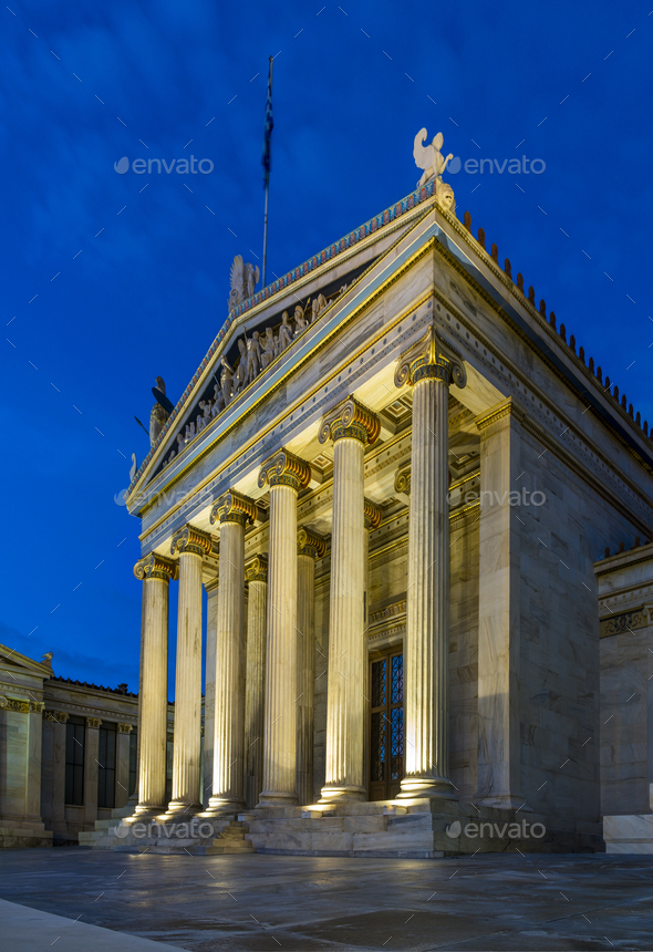 Academy of Athens Greece - Stock Photo - Images