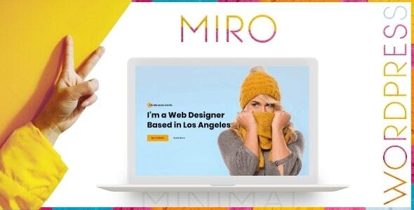 Miro - Personal Portfolio WordPress Theme