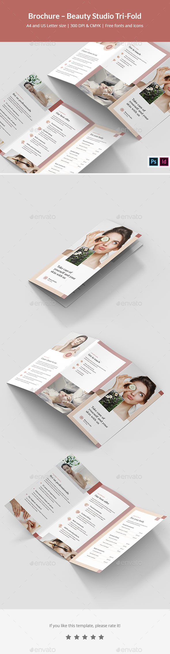 Brochure – Beauty Studio Tri-Fold