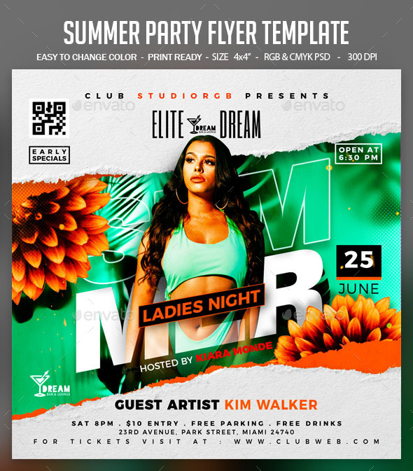 [DOWNLOAD]Summer Party Flyer Template