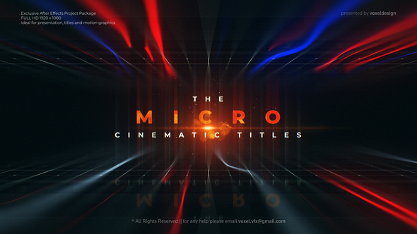 Micro Cinematic Titles - VideoHive 30860854