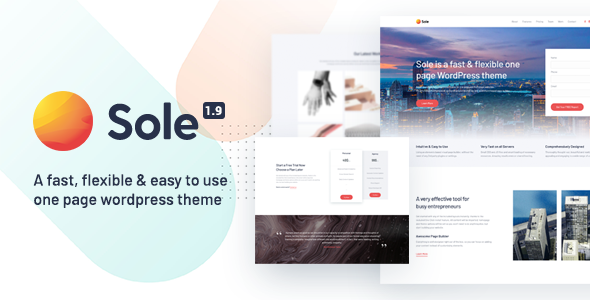 Sole - One - ThemeForest 21745016