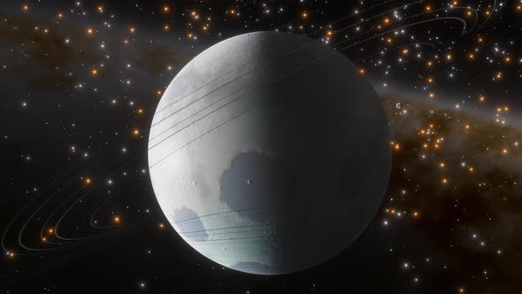 Space Background - Rocky Exoplanet alt