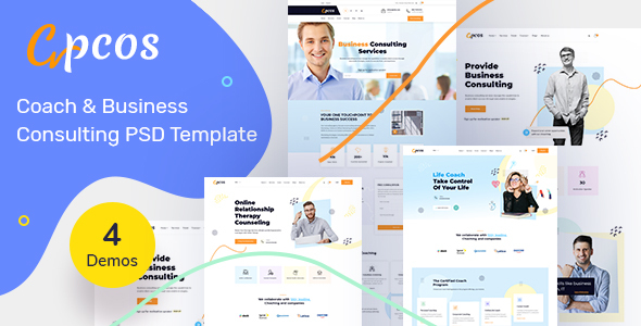 CoachBusiness Consulting PSD - ThemeForest 30668972