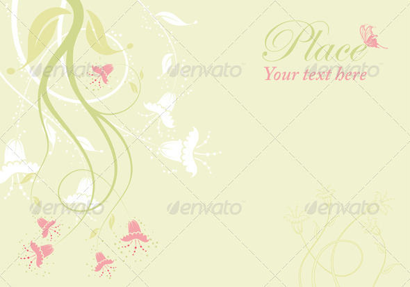 Flower frame - Flourishes / Swirls Decorative