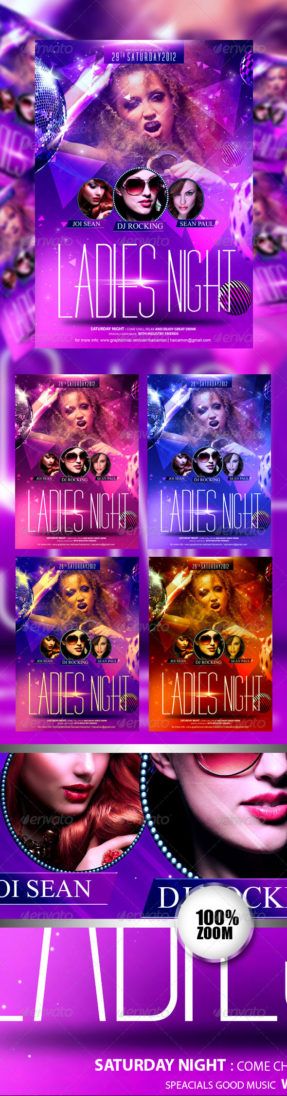 Ladies Night Party Flyer - Clubs & Parties Events