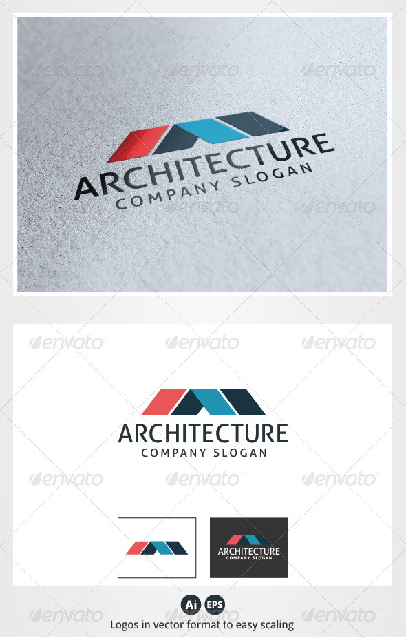 Architecture A Letter Logo - Letters Logo Templates