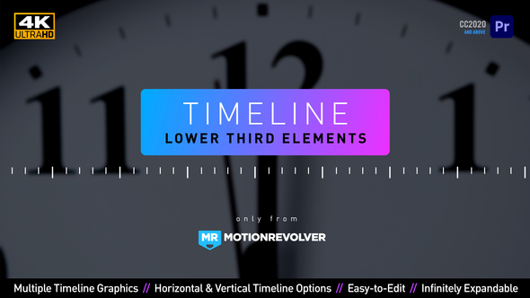 Timeline Lower Third Elements | MOGRT for Premiere Pro