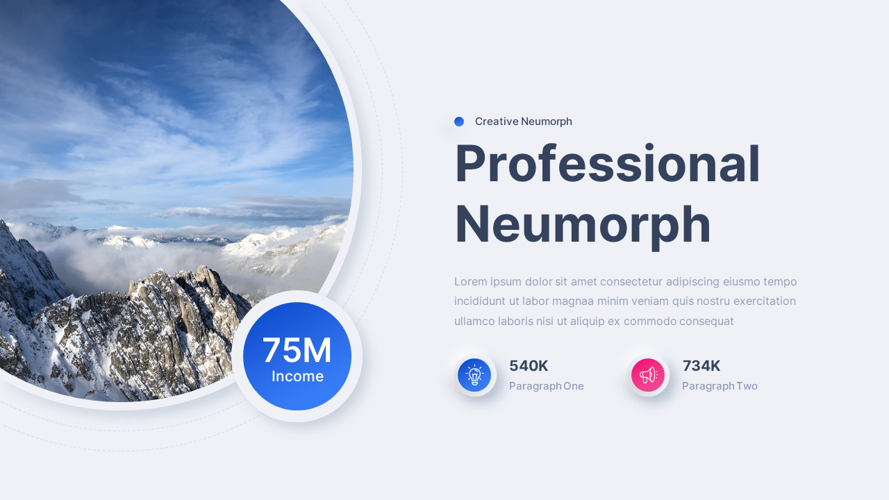 Neumorph - Neumorphic Corporate Business Google Slides Presentation ...