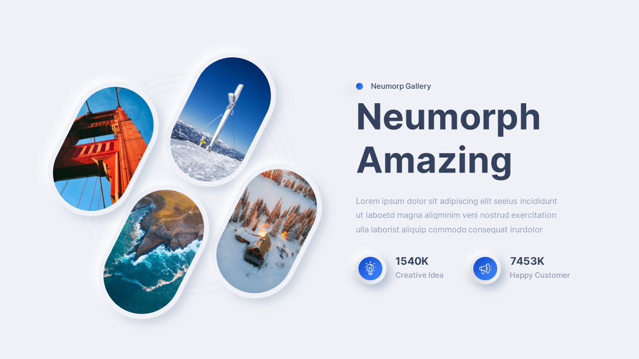 Neumorph - Neumorphic Corporate Business Google Slides Presentation ...
