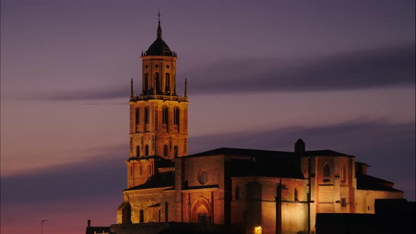 Church in Town Santa Maria del Campo, Spain