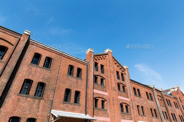 Red brick warehouse Stock Photo by leungchopan | PhotoDune