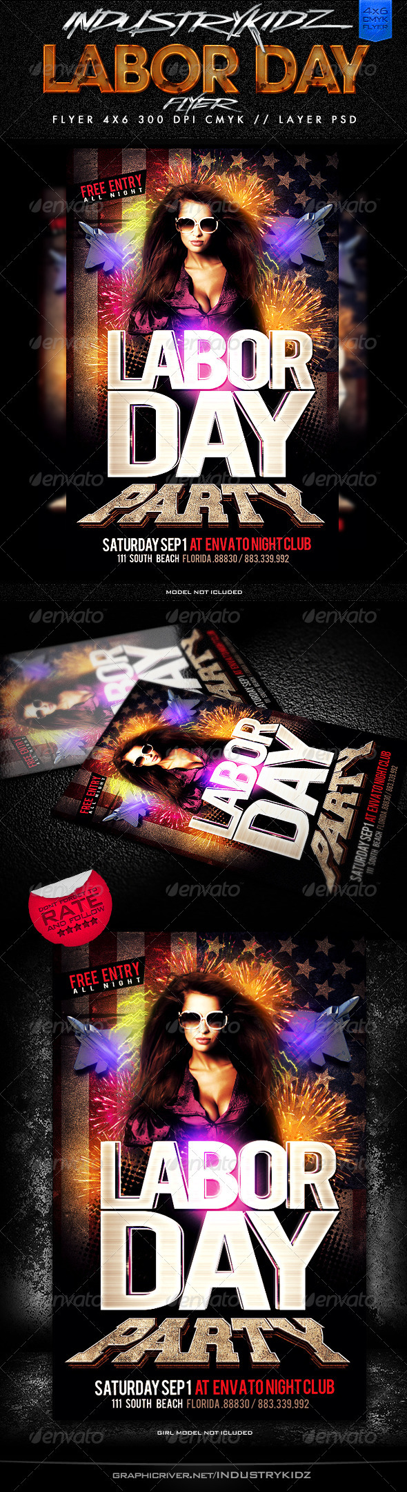 labor day party flyer template by industrykidz graphicriver labor day party flyer template