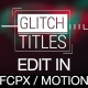 Glitch Titles - VideoHive Item for Sale