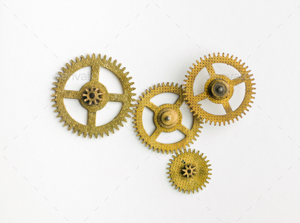 Gears And Cogs Clock Stock Photo By Shotsstudio Photodune