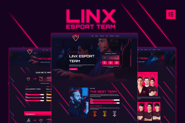 Linx - EsportGaming - ThemeForest 30882928