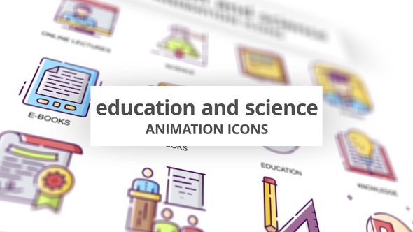 Education & Science - Animation Icons