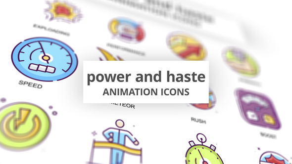 Power & Haste - Animation Icons