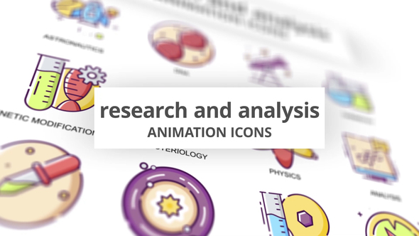 Research & Analysis - Animation Icons