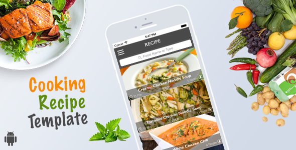Cooking Recipe Template - CodeCanyon 15915055