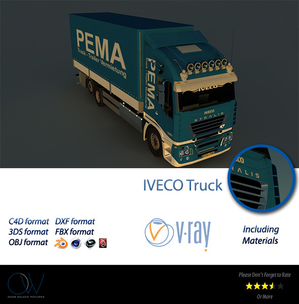 Iveco Truck 3D - 3Docean 2834338