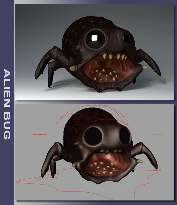 Alien Bug - 3Docean 2834864