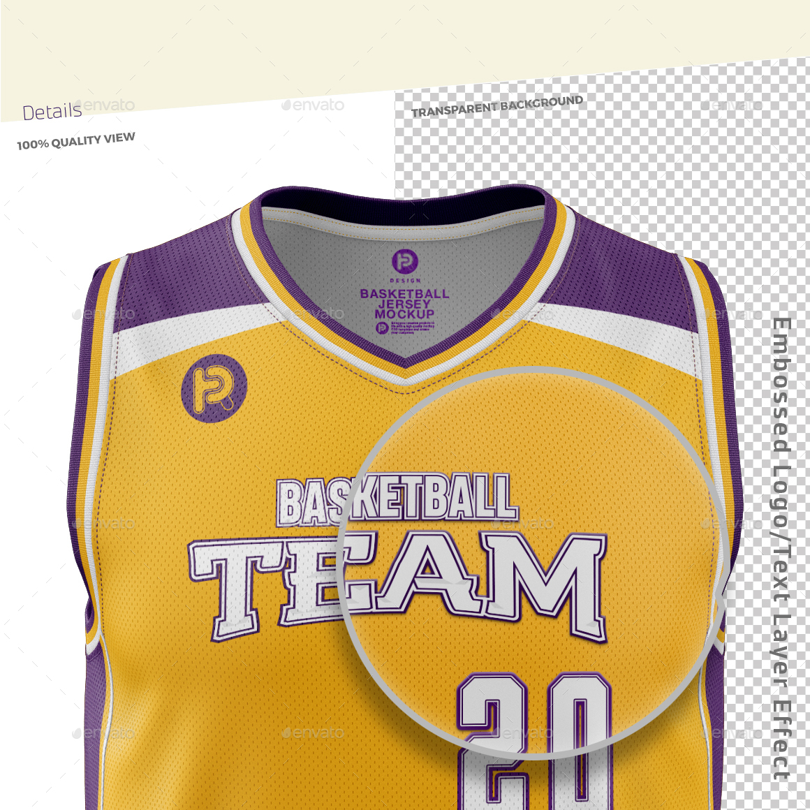 Download Men's V-Neck Basketball Jersey Mockup by TRDesignme ...