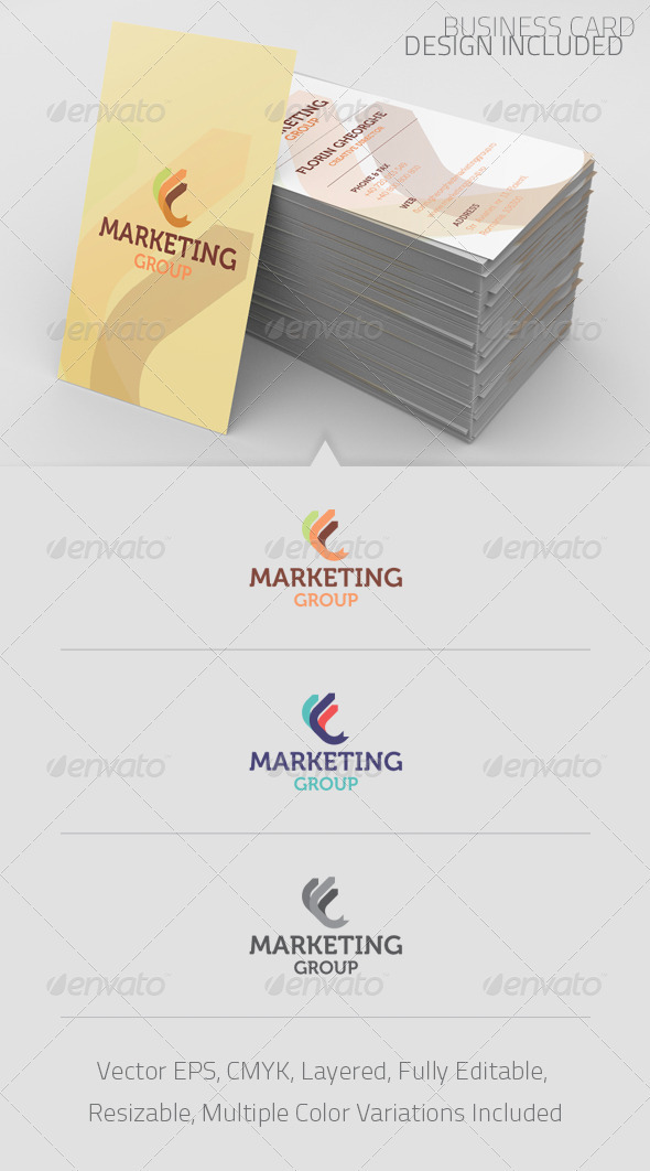 Marketing Group Logo Template - Abstract Logo Templates